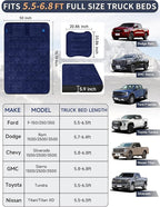 Umbrauto Truck Bed Air Mattress for 5.5-6.5ft Pickup Truck Bed, Cordless Pump Airbed Mattress with Accessories Kit for Outdoor Road Trip Travel