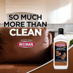 Weiman 3 in 1 Deep Leather Conditioner Cream (2 Pack) - Restores Leather Surfaces - Use on Leather Furniture, Car Seats, Shoes, Bags, Jackets, Saddles