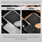 Bling Car Armrest Cover, 11.8"×8.5" Crystal Rhinestone Auto Center Console Protective Cover, Bling Charming Arm Rest Cushion Pad for Most Cars SUVs Trucks, Car Accessories (Black)