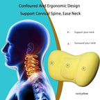 Lumbar Support Pillow for car，Car Neck Pillow Kit, Memory Foam Ergonomic Car Headrest and Lumbar Support for Driving Fatigue Relief, Comfort and Support Your Neck and Back
