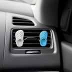 Refillable Shoes Car Air Freshener for Women, 4 PCS Fun Car Air Freshener Vent Clips Accessories Cute for Car (12 PCS Fragrance Pads)