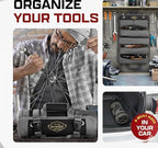 The Ryker Roll Up Tool Bag Organizer Gifts for Dad. Heavy Duty Motorcycle Tool Roll Bag Organizer. Portable Rollup Toolbag w/Detachable Pouches - Tools Bags Mens gifts for him/Mechanic (Black)