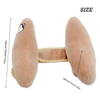 Baby Travel Pillow for Infant Car Seat, Adjustable Infant Head Neck Support, Portable Stroller Headrest Pillow for Toddler, Banana Baby Travel Headrest Pillow for Pushchair, Swings, Brown