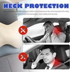 2PCS Car Headrest Pillow,Soft & Comfortable Car Neck Pillow for Driving Fatigue Relieve,All-Season Universal Cars Head Rest Pillows Automotive Interlor Accessorles for Cars (Beige/2PCS)