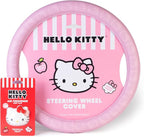 Hello Kitty Steering Wheel Cover, Official Sanrio Car Steering Wheel Cover with Easy Clip-on Car Air Freshener – Cute and Long-Lasting Hello Kitty Air Freshener for Car, Odor Eliminator, Fun Scents