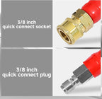 RIDGE WASHER Pressure Washer Hose 25 Ft, 4000 PSI Power Washer Hose with 3/8 Inch Quick Connect for Hot and Cold Water, Gray Non Marking Hoses, M22 14 mm Fitting