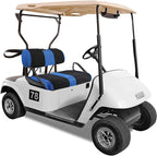 Golf Cart Seat Covers 2 Passenger, Golf Cart Front Seat Cover for EZGO TXT OEM Ordinary Seat Cushion, Washable Seat Cover Best for Summer