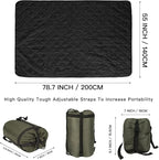 Military Poncho Liner 55”x 79” Camping Blanket Insulation Compact Waterproof for Travel Stadium Outdoor Camping