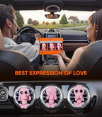Skull Car Air Freshener Vent Clips, Goth Decor Interior, Gothic Halloween Cool Decoration Horror Skeleton Dashboard Accessories Spooky, Cute Funny Gifts for Men Women