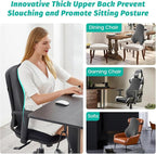 High Back Support for Office Chair Fully Support Entire Back for Comfort,Pain Relief and Posture Improved- Memory Foam Lumbar Support Pillow for Office Chair,Recliner
