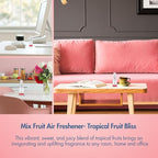 G's Breeze Mix Fruit Air Freshener - Vibrant Tropical Fruit Scent - Long Lasting Fragrance - Uplifting, Refreshing Aroma for Home & Office - Ideal for Creating a Sweet, Inviting Atmosphere Anywhere