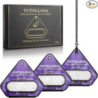3 Pack Car Air Freshener & Car Deodorizer, Lavender Scented - Long Lasting Hanging Car Air Fresheners for Women & Men, Car Accessories by VUTOLLOSA