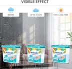 NATRUTH Moisture Absorbers 6 pack, 12.5Oz Portable Humidity Absorber Boxes for Your Bathroom, Closet & Car, Dehumidifier with Ocean Fragrance