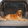 Car Dog Barrier Net, Hook Up Elastic Envelope Luggage Net (47.24" x 33.85") Dual Layer Safety Net for Pet Dog Vehicle Universal Mesh Barrier Guard Blocks Access to Car Front Seats Organiser Bag