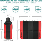 Skechers Car Seat Covers,GOGA Mat Oxford Cloth Seat Covers,Waterproof Car Seat Covers Front Seats,Automotive Universal Fit Seat Cover for Most Cars, Suvs, Trucks,Red