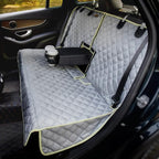 iBuddy Car Seat Cover Waterproof Back Seat Cover for Kids and Dogs Without Smell Heavy Duty and Nonslip Rear Seat Protector Non Stick Fur Bench Seat Cover for SUV Van Easy to Install Machine Washable
