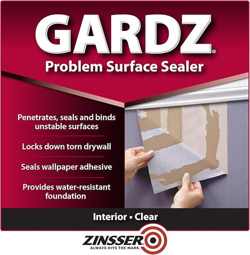 1 gal Zinsser 02301 Clear Zinsser, Gardz Water-Based Problem Surface Sealer