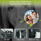 Custom Air Freshener with Picture - Photo Air Freshener for Car,Double-Sided Customized Photo Text, Personalized Gift for Boyfriend Men Car (Round)