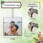 50/100Pcs Bulk Car Air Fresheners with Picture Photo Logo - Personalized Car Scents Air Freshener Personalized Gifts for Valentine's Day Birthday Anniversary.(50 Square)