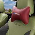 Car Neck Support Pillow Sport Logo Fit for BMW – Comfortable Headrest Cushion for Long Drives and Travel