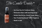 3 Pack - Leather Spray - Leather Scented - Room/car Air Freshener Spray – (3) 2 Ounce Spray Bottles