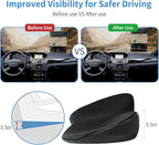 Car Seat Cushion for Car Seat Driver- Memory Foam Car Seat Cushions for Driving - Low Back & Tailbone Pain Relief Car Seat Pad (Black)