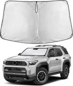 EcoNour Windshield Sunshade Compatible for Toyota 4Runner 2025 2026 SR5, Trail, TRD (Off-Road, Premium, Pro) Limited, Front Window Sun Shade Cover, UV Heat Blocker & Protector, Car Accessories