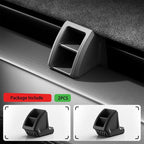 Air Freshener Adapter for 2025 2026 Tesla New Model Y Juniper Launch Series & 2024 2025 Tesla Model 3, Silicone Air Vent clips for Tesla Model Y/3 Car Accessories, without Air Freshener (Black, 2Pcs)