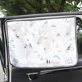 Magnetic Car Sun Shade Curtain for Side Window – Sun Blocker and UV Protector for Baby, Kids, and Pets – Universal Fit with Built-in Magnets for Steel-Framed Door (WorldTravel)