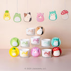 Studio Oh! x Squishmallow Wendy Car Air Fresheners, Pack of 2 Scented Hanging Car Air Freshener, Clean Citrus, Greenery, Woodland Florals, and White Musk - Freshhh Flower Fields