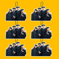 Custom Air Freshener for Car,Double Side Photo Personalized Car Air Freshener Various Scents for Car, Office, Wardrobe, Bathroom (Pack of 6, Personalization)