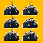 Custom Air Freshener for Car,Double Side Photo Personalized Car Air Freshener Various Scents for Car, Office, Wardrobe, Bathroom (Pack of 6, Personalization)
