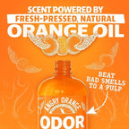 ANGRY ORANGE Pet Odor Eliminator for Dog and Cat Urine, Carpet Stains, and Strong Smells – Citrus Cleaner with Natural Orange Oil – 24 oz