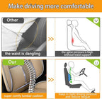 Car Seat Covers Fit for Kia Sorento 2007-2023 2024 2025 Full Set Leather Seat Covers Set with Lumbar Support Premium Automotive Cushion Protector(5 Seat, Beige)