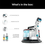 Shark StainStriker Portable Carpet, Upholstery & Area Rug Cleaner with Pet Mess Extractor, Stain & Odor Remover, Perfect for Car Interiors, White, PX201