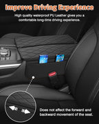 Shademax Custom for 2026 2025 2024 Mazda CX90 Center Console Cover Armrest Cover for Mazda CX-90 Accessories Arm Rest Cushion Pad Leather Middle Console Cover Armrest Seat Box Protector Anti-Scratch