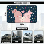 Magnetic Car Window Shade for Baby,Blackout Car Window Curtain,Car Shades for Side Windows,Sun Shade for Car Window baby,Cartoon Pattern Car Window Covers,UV Protection & Heat Blocking (Rabbit Family)