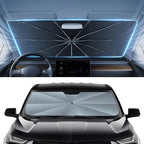 Autorder Windshield Sun Shade Umbrella for 2018-2023 Chevy Chevrolet Traverse SUV Accessories,Upgraded Ice Crystal Material,Easy Setup Umbrella Sunshade for Car Windshield,100% Sun Blocking