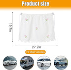 Car Side Windshield Sunshade, UV Protection Auto Window Sunshades Curtain for Baby, Universal Automotive Travel Blackout Privacy Accessories for Car Interior (Five Small Tulips)