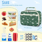 CAMTOP Lunch Box Kids Boys Insulated Lunch Cooler Bag Reusable Lunch Tote Kit for School Travel