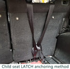 Car Bracket, Car Child Safety Seat Belt Bracket Mount Base ISOFIX Interface Mount Bracket Car Seat Restraint Anchor Mounting Kit Replacement for FIT GK5 2013-Now Right Side (Co-Pilot Rear Seat)