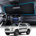 Wigoo for Toyota 4Runner Windshield Sunshade [OEM Design, 100% Sun Blockage] Foldable Heat Insulation Sun Shade with Storage Bag, for Toyota 4Runner (2010-2026), Silver Coating