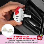Sanrio Hello Kitty Car Air Freshener Scented Oil Pod Refills, Hello Kitty and Friends Cute Car Accessories for Women, Tropical Fruit, 2ct