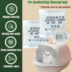 30Pack Natural Activated Charcoal Pet Odor Absorber Air Purifying Bag; 10g/Pack Pet Areas Air Freshener; Home,Car，Closet,Shoe,Basement,Pet Odor Eliminator