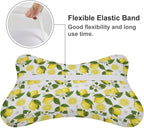 Car Neck Pillows Bone Shape 2 Pack Headrest Fit for Cars Pillow for Home and Office Chair Nap/Neck Pain Relief, Compatible with Yellow Lemon