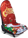 Waterproof Sweating Car Seat Cover for Post Gym Workout, Running, Swimming, Beach and Hiking, Universal Fit Non-Slip Bucket Seat Protector for Cars SUV Trucks, Machine Washable (1pcs-Xmas)