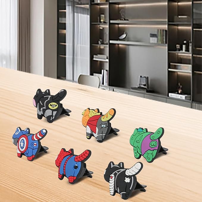 Air Vent Decoration - Cute Super Kitty Hero Decorative Vent Clip for Cars, Bedroom or Office [Batcat]