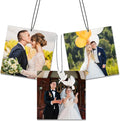 Custom Air Fresheners with Picture - Personalized Air Freshener for Car, Double Sided Customizable Photo Text,Birthday Wedding for Men Women Girlfriend Boyfriend (Square, Personalized)