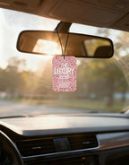Pink Car Fresheners, 4pcs Trendy Leopard Print Car Accessories Interior, Mirror Decor For Women, Air Freshener Hanging For Bathroom Dorm Books Bedroom Drawer, Pink Girly Accessories Gifts -07