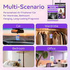 HINFKA 10-1000 Pcs Custom Air Fresheners with Picture – Personalized Double-Sided Photo or Logo Bulk Air Freshener, Customized Gifts for Corporate and Business Branding